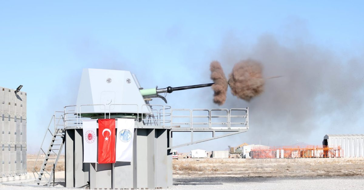 La Turquie teste avec succès un canon naval de 76/62 mm développé localement