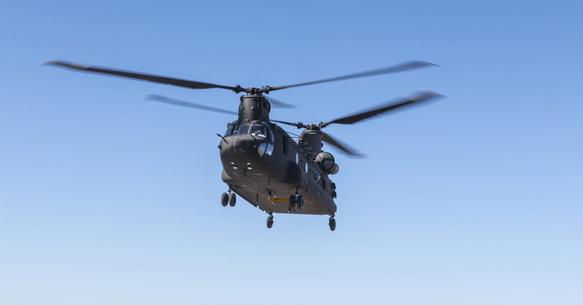 Premier contrat de production signé pour les CH-47F Block II Chinook