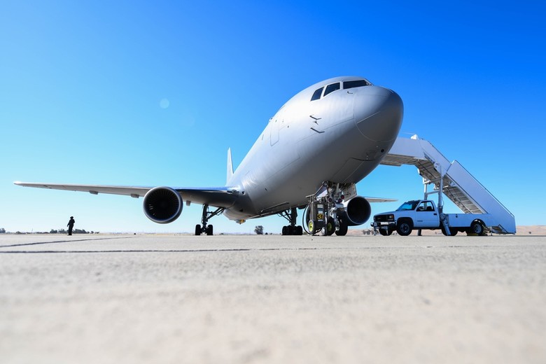 Le pétrolier KC-46 Pegasus achève sa première mission d’évacuation aéromédicale