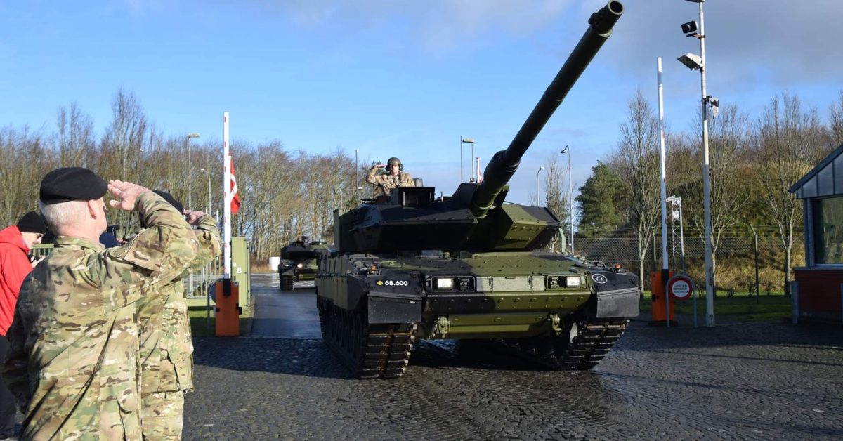 Les premiers nouveaux Leopard 2A7 arrivent au Jutland Dragoon Regiment du Danemark
