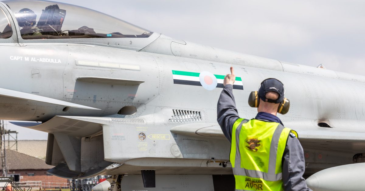 L’escadron mixte britannique-qatari Typhoon prend son envol