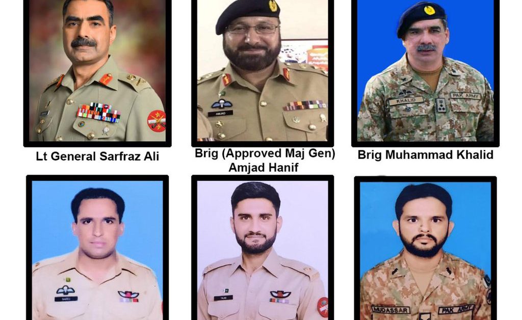 Trois généraux pakistanais tués dans un accident d’hélicoptère au Baloutchistan