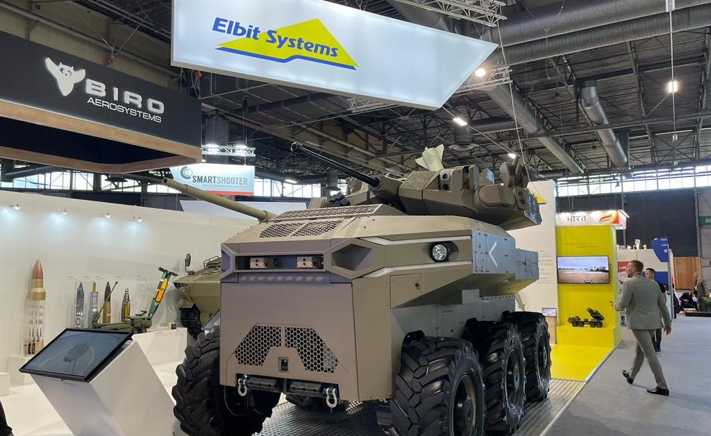 Israël présente son nouveau véhicule de combat robotique ROBUST à l’Eurosatory 2022