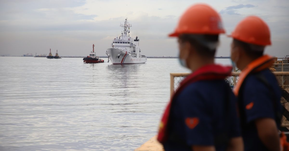 Le dernier navire des garde-côtes philippins arrive du Japon