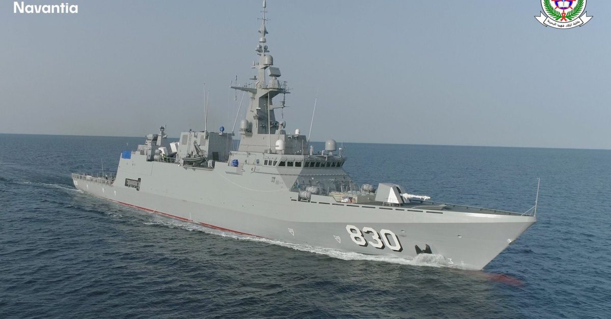 Navantia livre la corvette Al-Diriyah aux forces navales royales saoudiennes