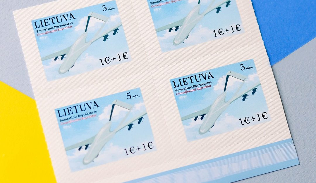Le “Hawk” TB2 de Lituanie est désormais le visage d’une campagne d’envoi de lettres en faveur de l’Ukraine