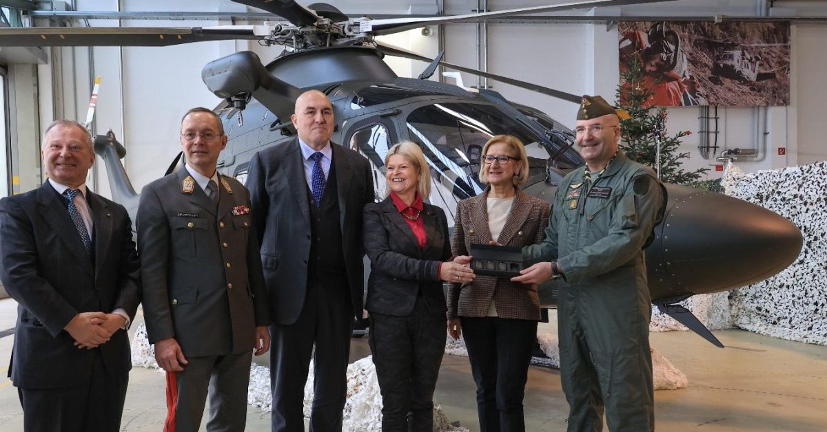 L’Autriche reçoit son premier hélicoptère AW169M de Leonardo et en commande 18 autres