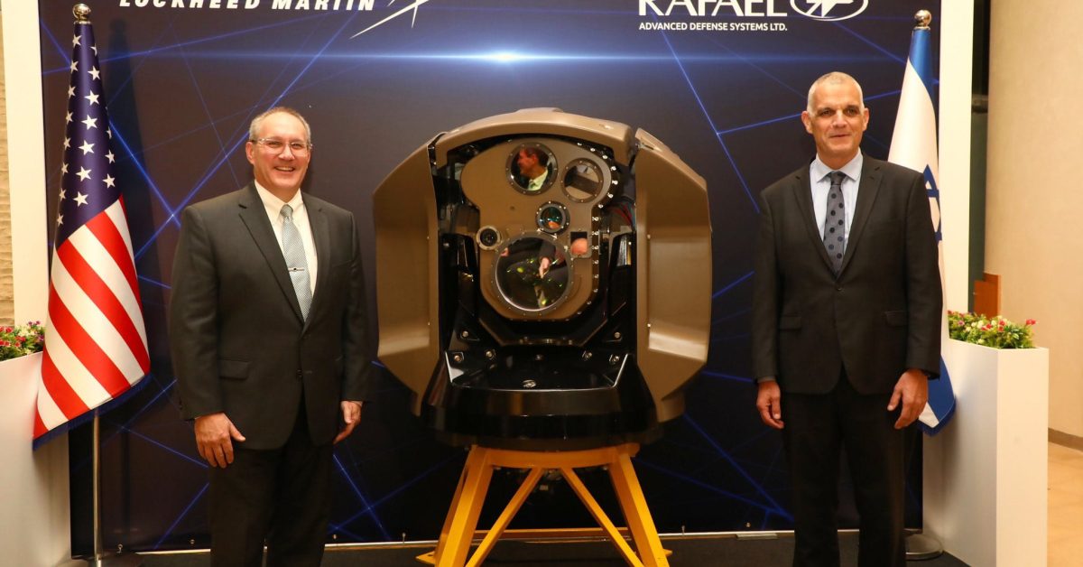 Lockheed Martin et Rafael Advanced Defense Systems vont collaborer sur le système d’arme laser à faisceau de fer