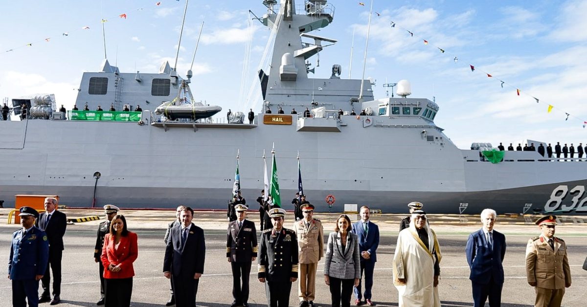 Navantia livre la troisième corvette de classe Avante 2200 à la marine royale saoudienne