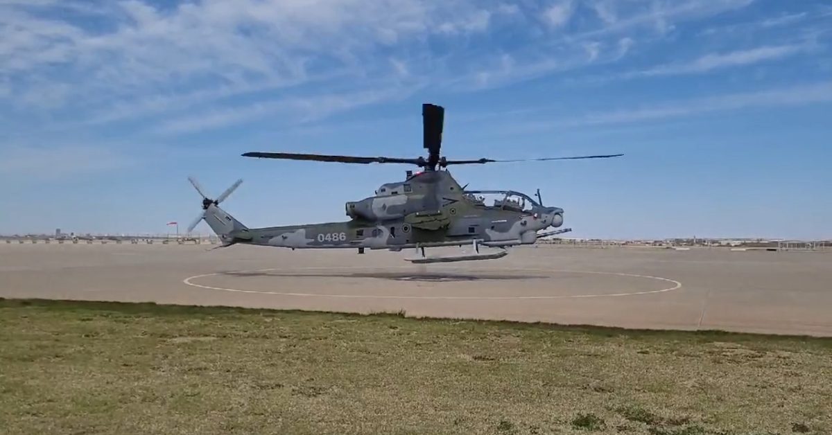 L’AH-1Z Viper de l’armée de l’air tchèque effectue son premier vol