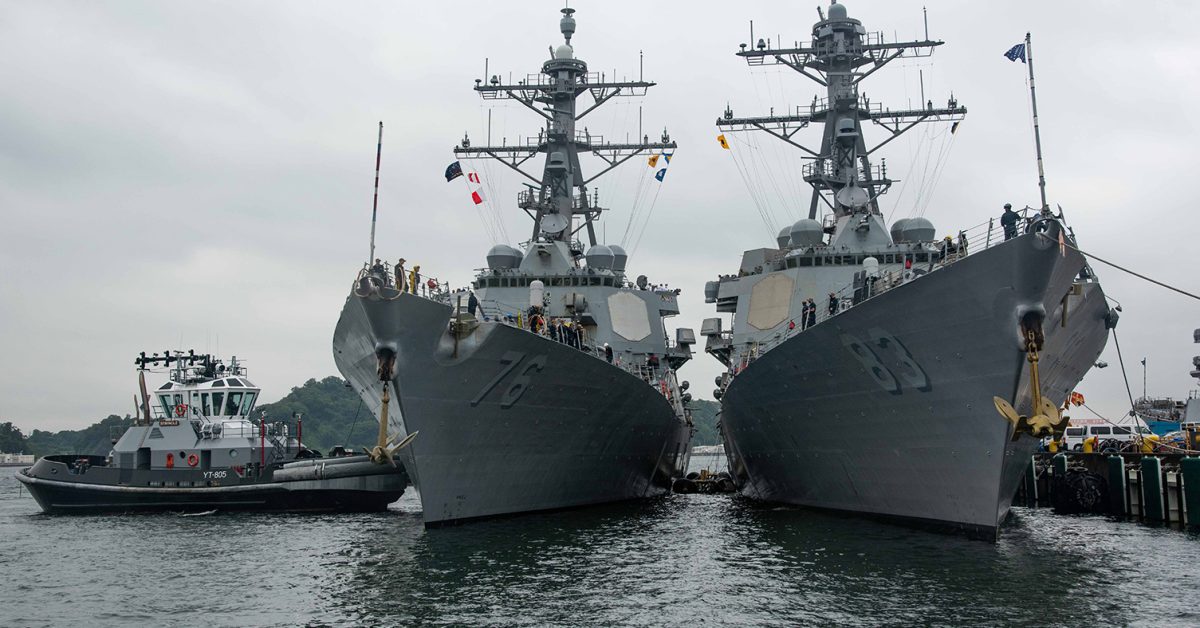 La marine américaine renforce sa flotte indo-pacifique avec deux nouveaux destroyers