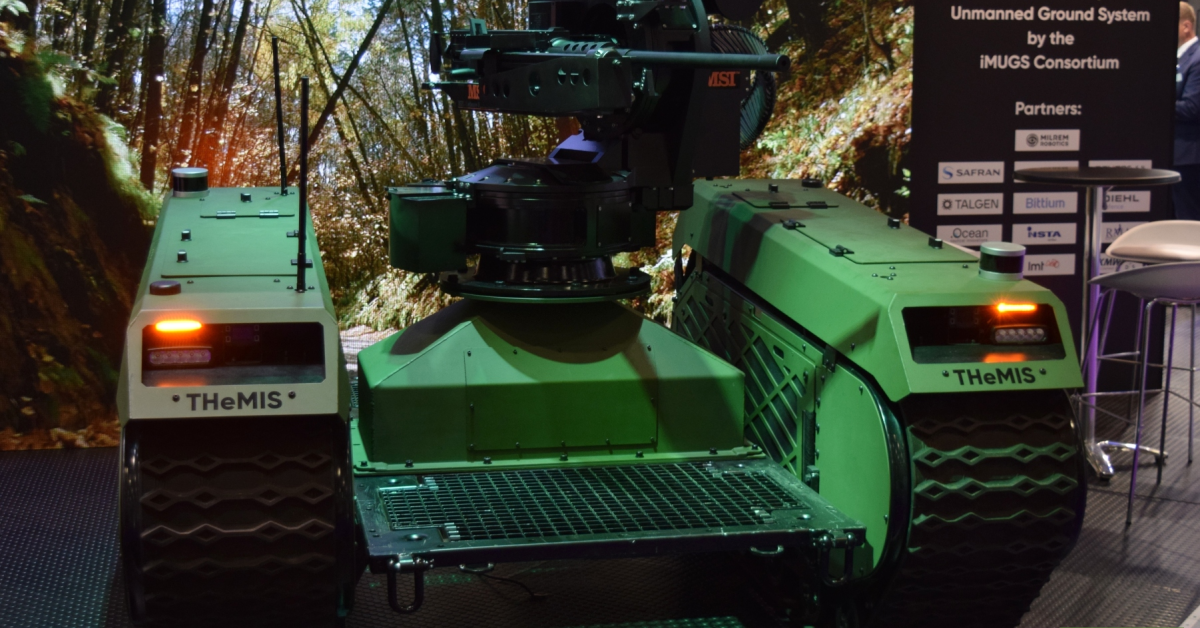 DSEI 2021 : Milrem Robotics annonce de nouveaux partenariats THeMIS UGV