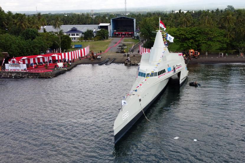 PT Lundin lance un navire furtif Trimaran pour la marine indonésienne