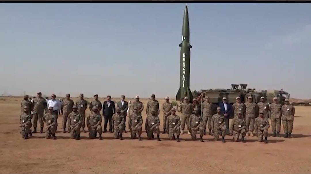 Le Pakistan organise un lancement d’entraînement pour le missile balistique sol-sol Ghaznavi