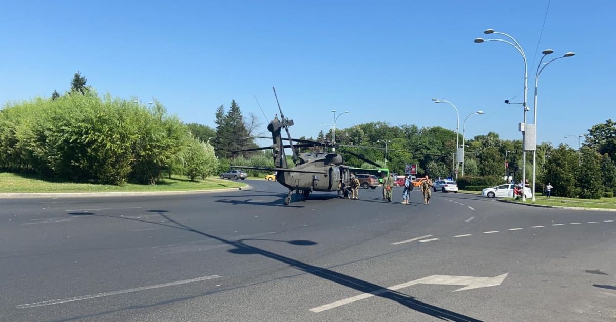 L’US Black Hawk effectue un “atterrissage de précaution” à Bucarest