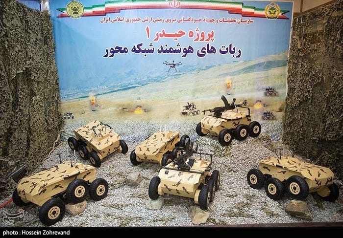 L’Iran dévoile les UGV Heidar-1
