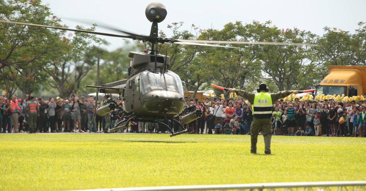 L’équipage a été tué lors de l’atterrissage en catastrophe du OH-58 Kiowa lors d’un exercice militaire taïwanais