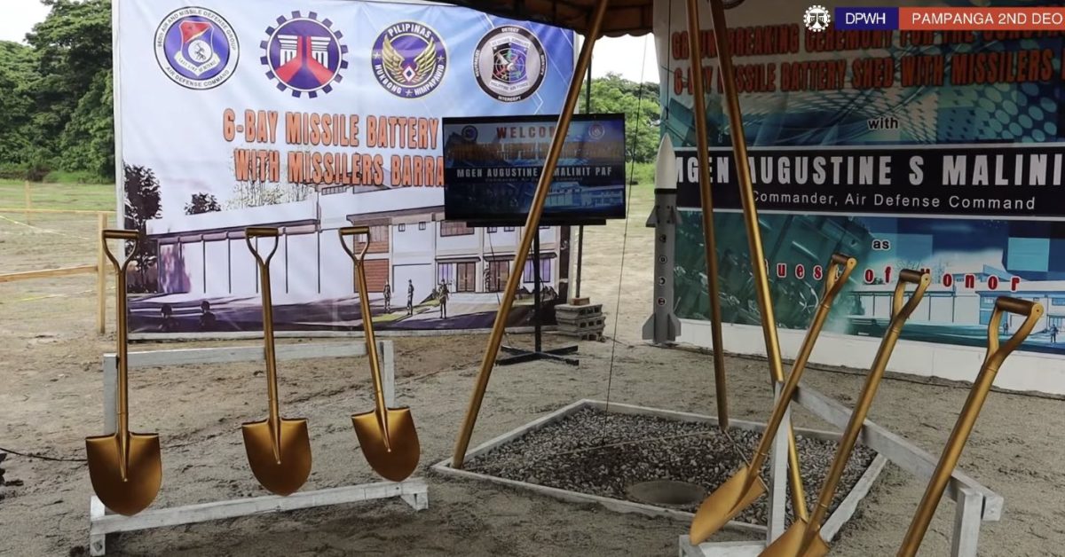 L’armée de l’air philippine commence la construction d’une infrastructure de missiles sol-air