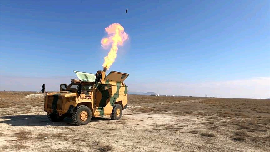 Les véhicules blindés VURAN équipés du système d’arme de mortier ALKAR 120 mm entrent en service auprès des forces de sécurité turques
