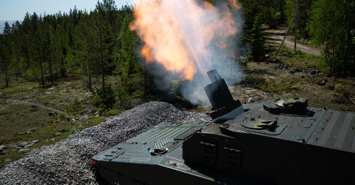 La Suède commande 20 porte-mortiers CV90 supplémentaires